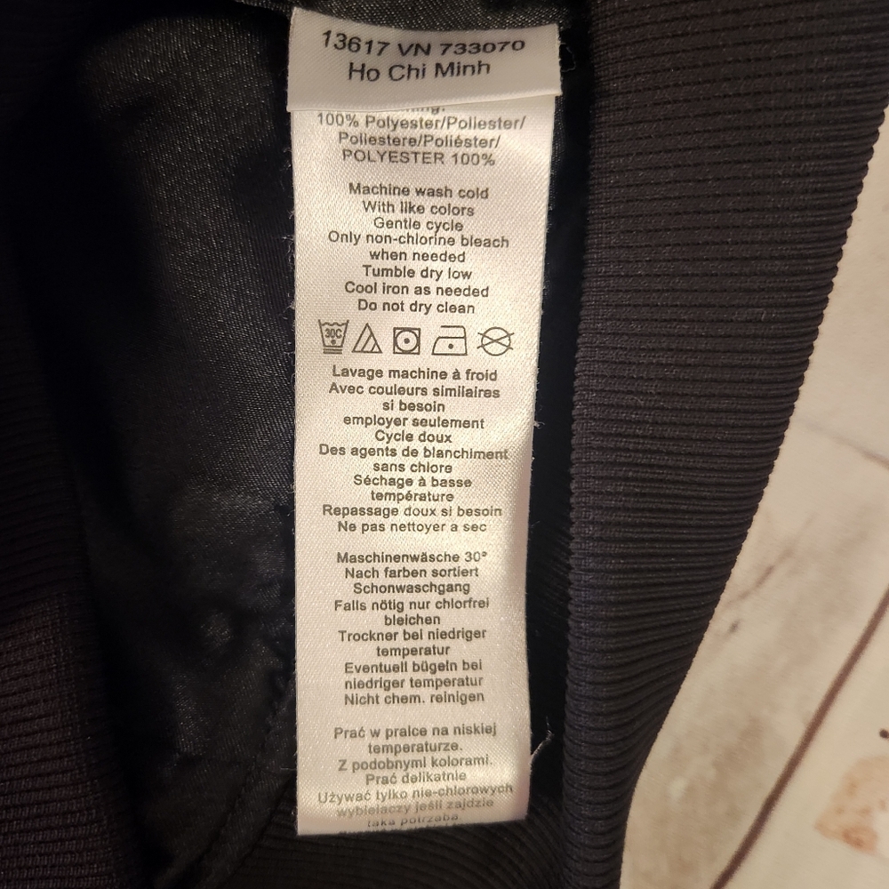 Burton Gray Black Hooded Zip Front Vest Size Medium - Picture 8 of 9
